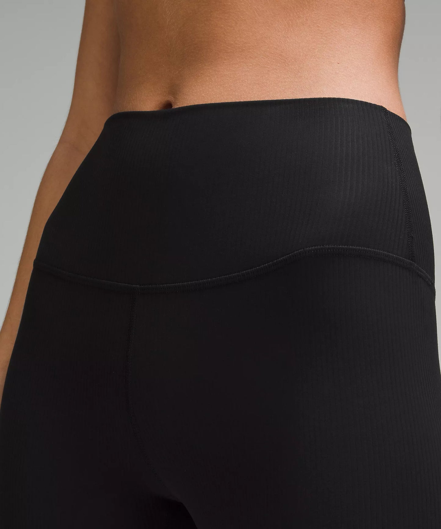 lululemon Align™ Ribbed High Rise Pant 28" | Black