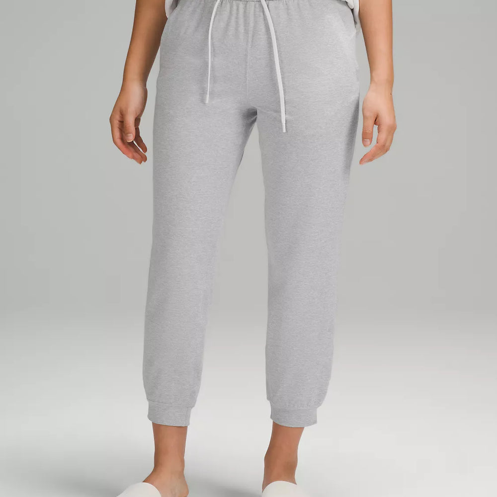 Soft Jersey Classic-Fit Mid-Rise Jogger 29" | Heathered Core Ultra Light Grey