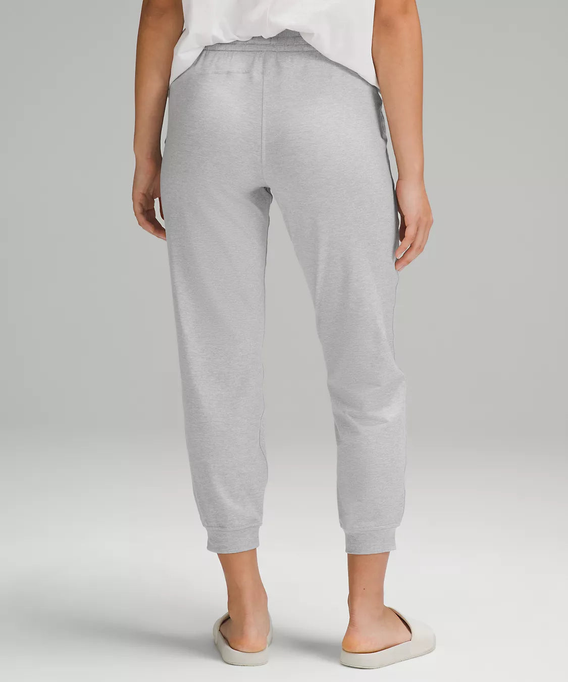 Soft Jersey Classic-Fit Mid-Rise Jogger 29" | Heathered Core Ultra Light Grey