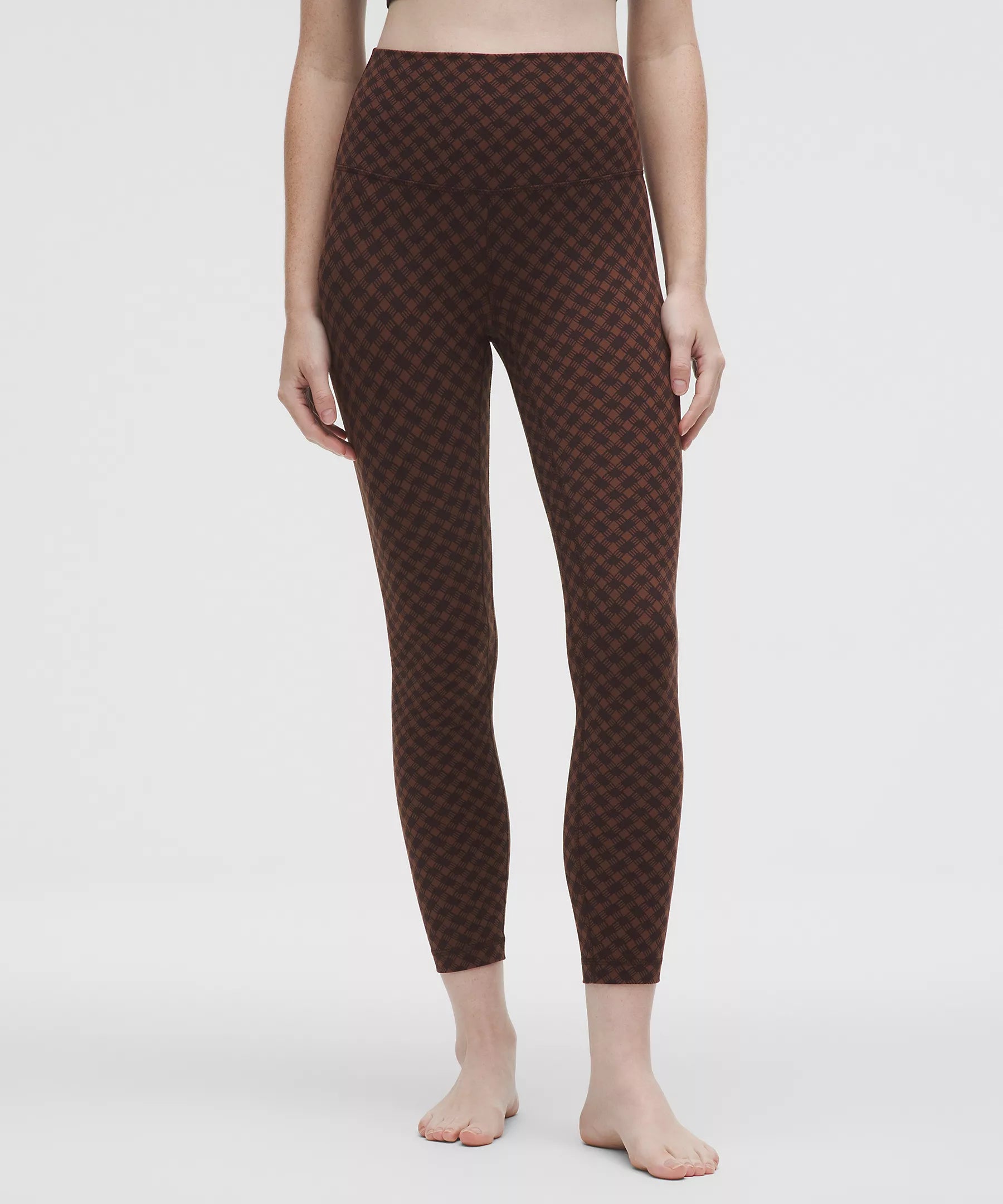 lululemon Align™ High-Rise Pant 25" *Jacquard | Square Heart Jacquard Java Sequoia