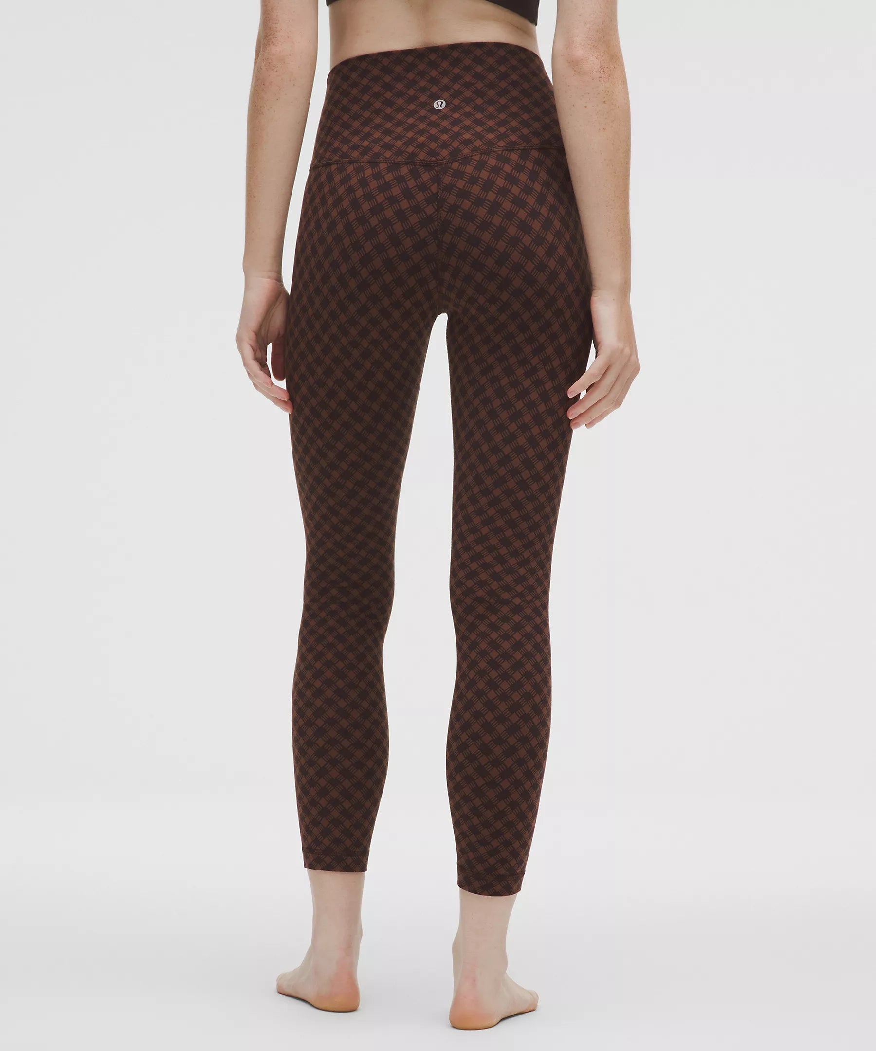 lululemon Align™ High-Rise Pant 25" *Jacquard | Square Heart Jacquard Java Sequoia