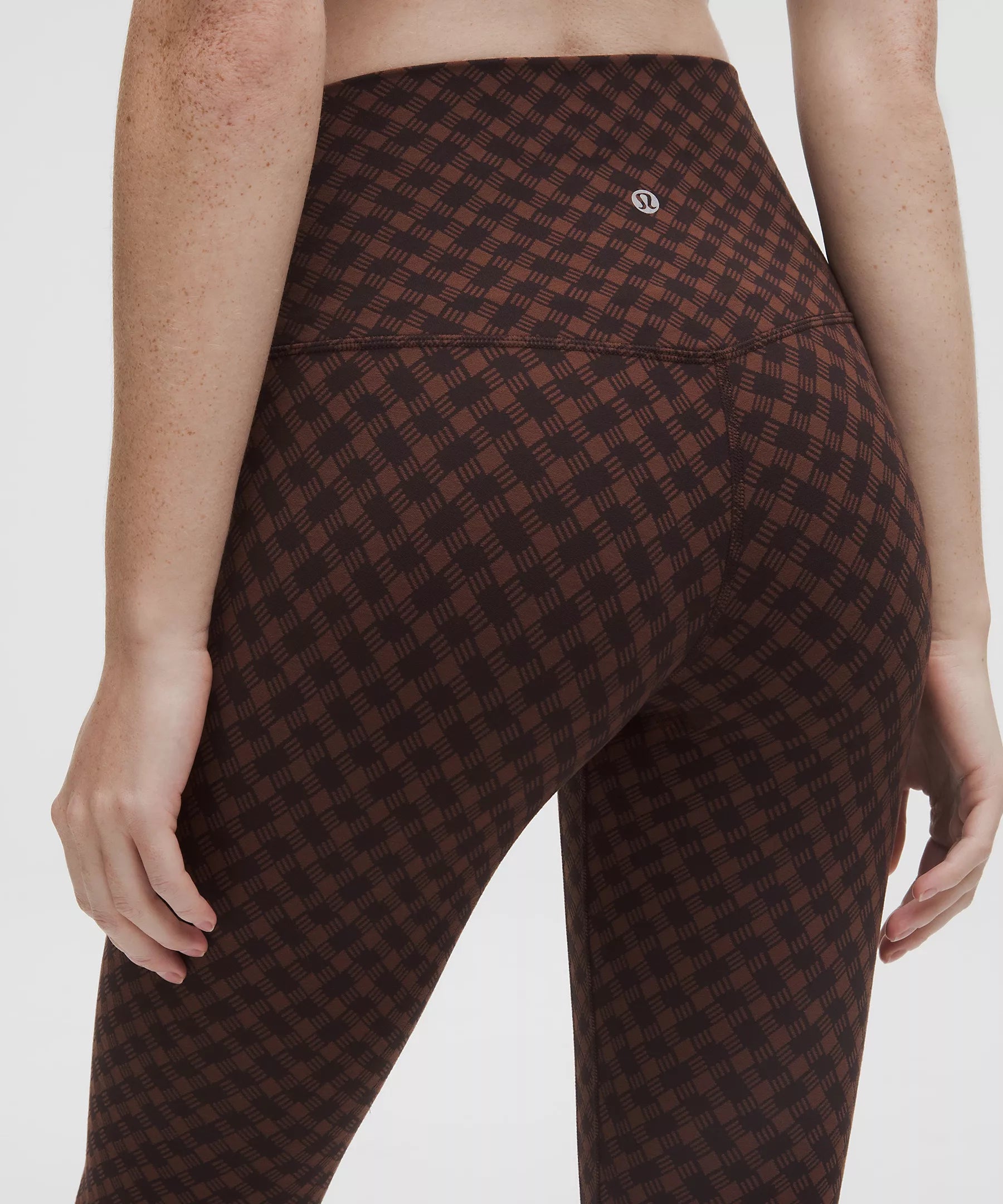 lululemon Align™ High-Rise Pant 25" *Jacquard | Square Heart Jacquard Java Sequoia
