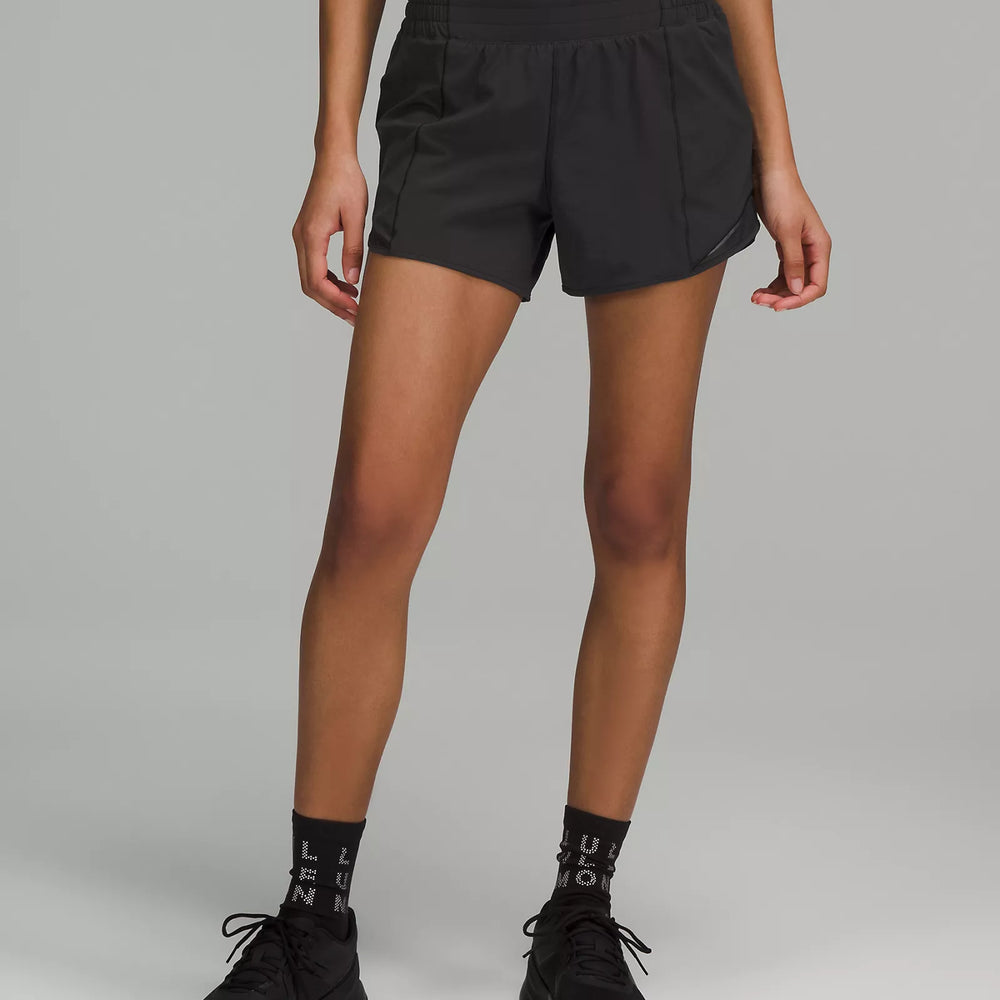 Hotty Hot Lined Short 4" | Black