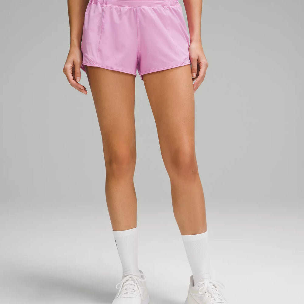 Hotty Hot High Rise Lined Short 2.5" | Dahlia Mauve