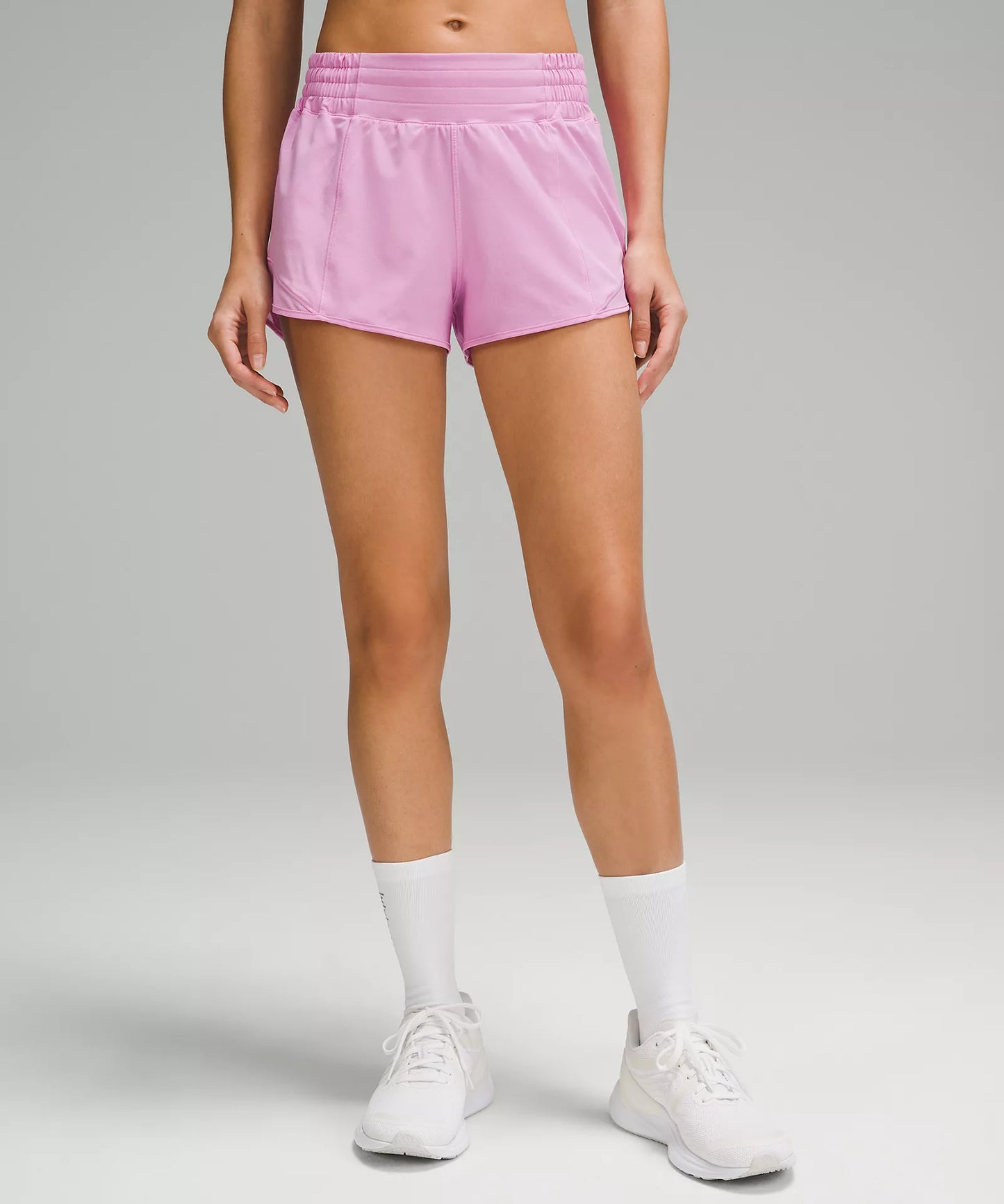 Hotty Hot High Rise Lined Short 2.5" | Dahlia Mauve