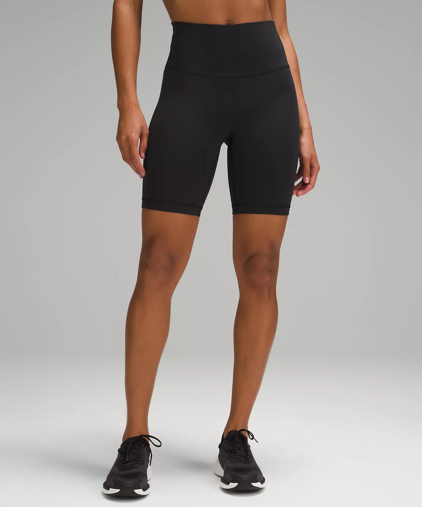 Wunder Train High Rise Short 8" | Black