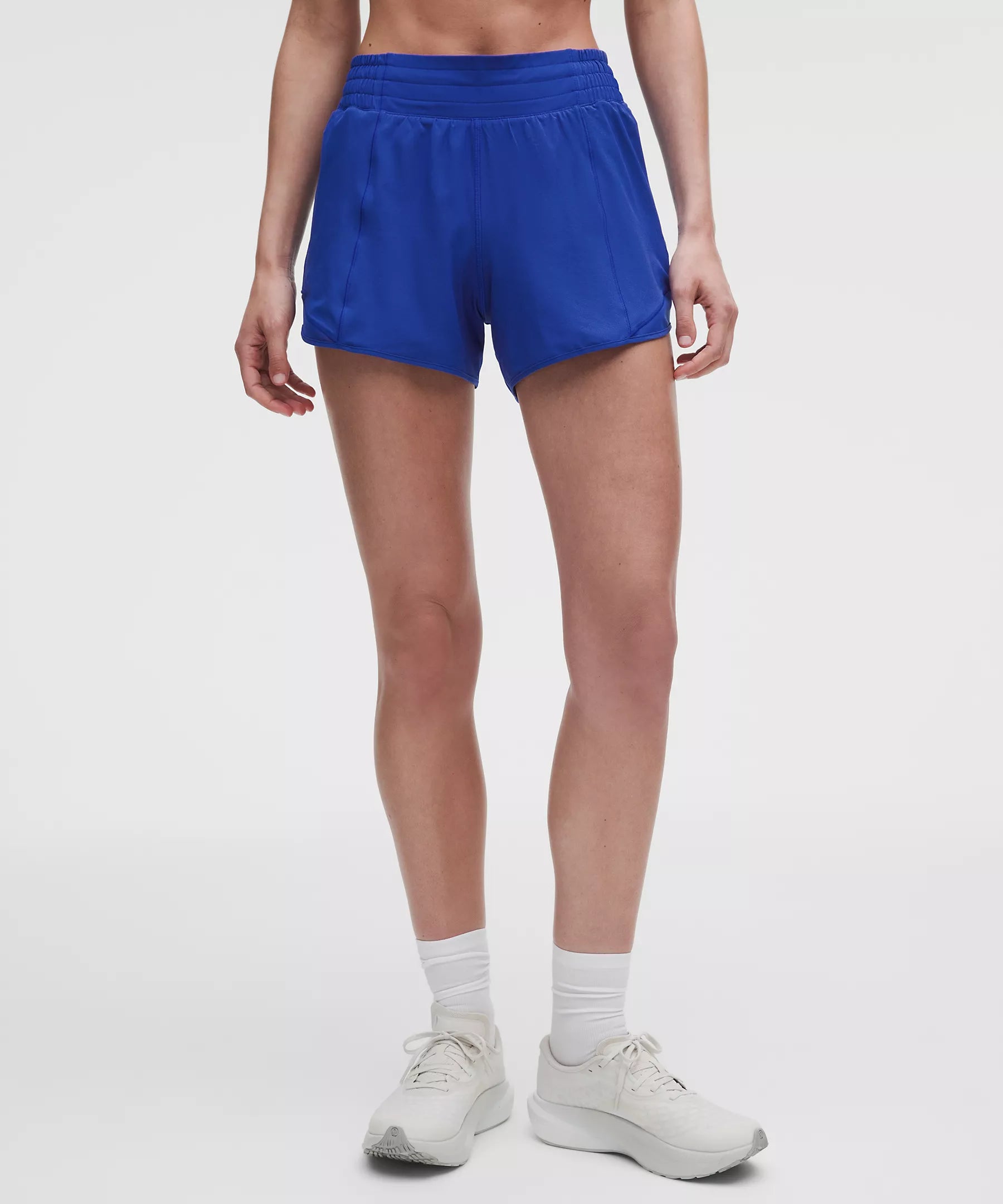 Hotty Hot High-Rise Lined Short 4" | Beach Ball Blue