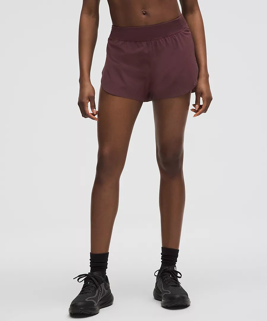 Fast and Free High-Rise Split Short 3" | Goodnight Plum