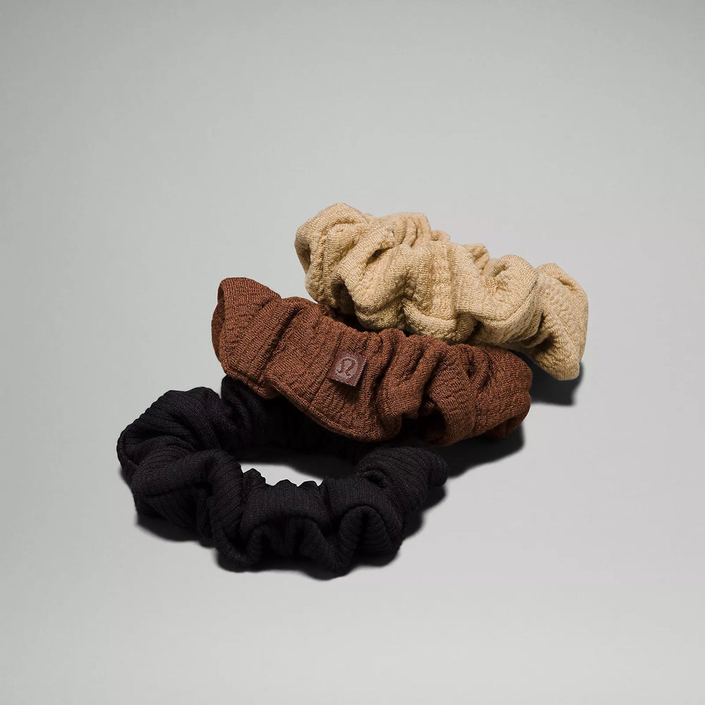 Uplifting Scrunchies 3 Pack | Java/Gleam/Black