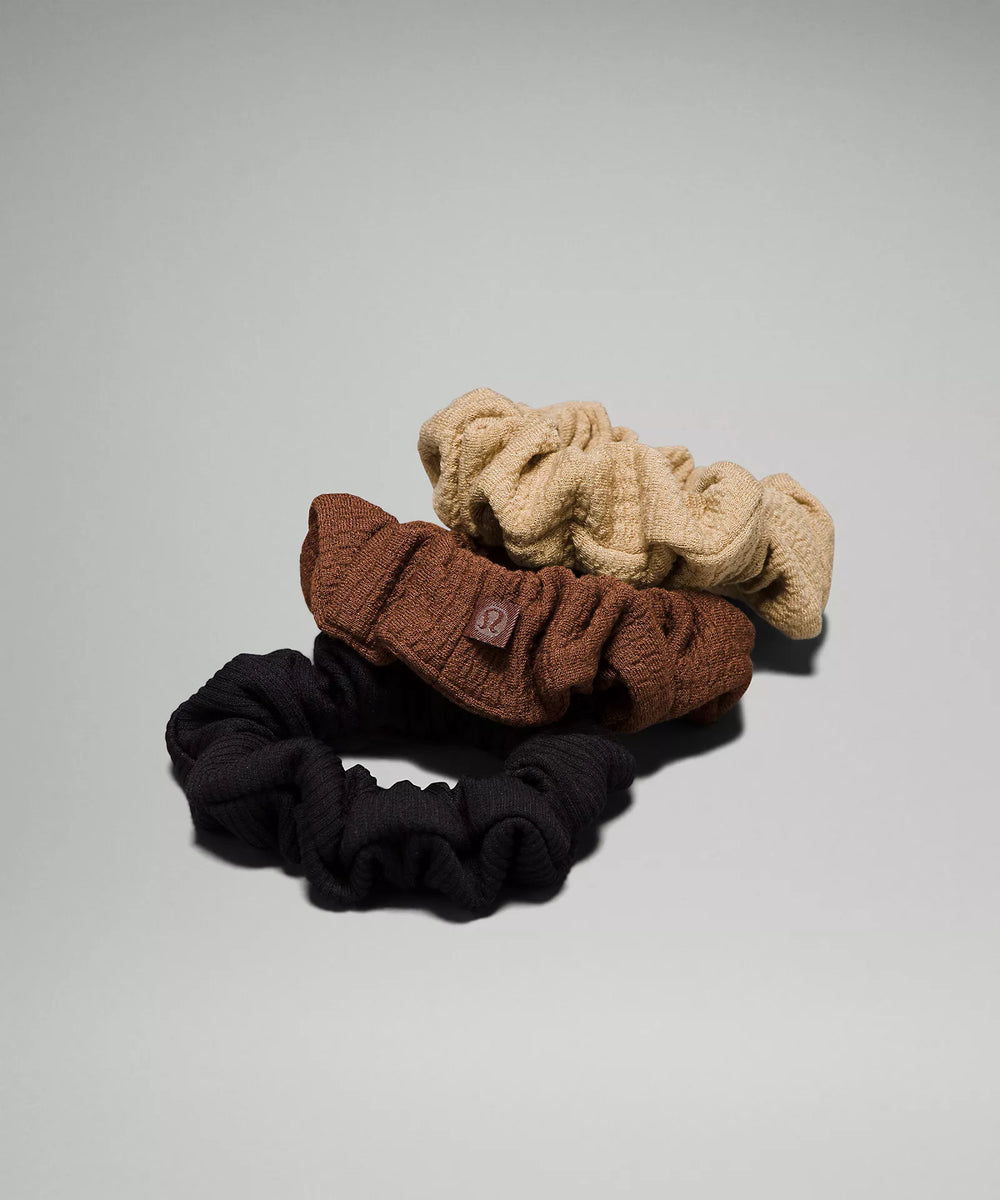 Uplifting Scrunchies 3 Pack | Java/Gleam/Black