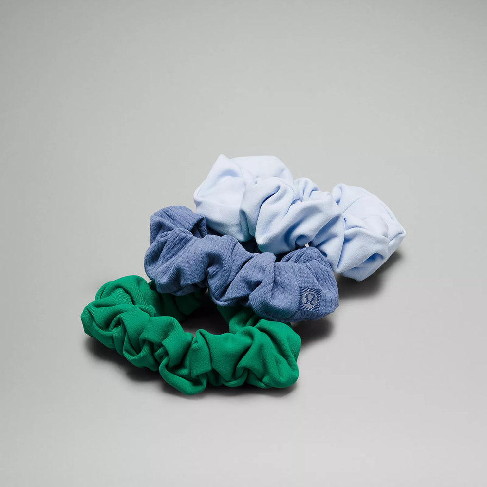 Uplifting Scrunchies 3 Pack | Cascadia Green/Windmill/Oasis Blue