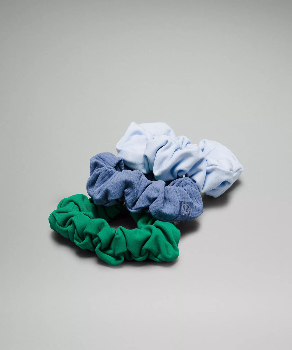 Uplifting Scrunchies 3 Pack | Cascadia Green/Windmill/Oasis Blue