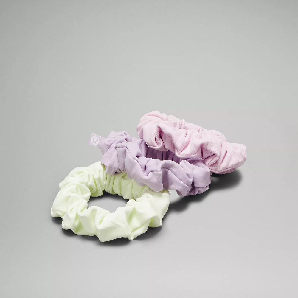 Uplifting Scrunchies 3 Pack | Elixir/Lilac Ether/Meadowsweet Pink