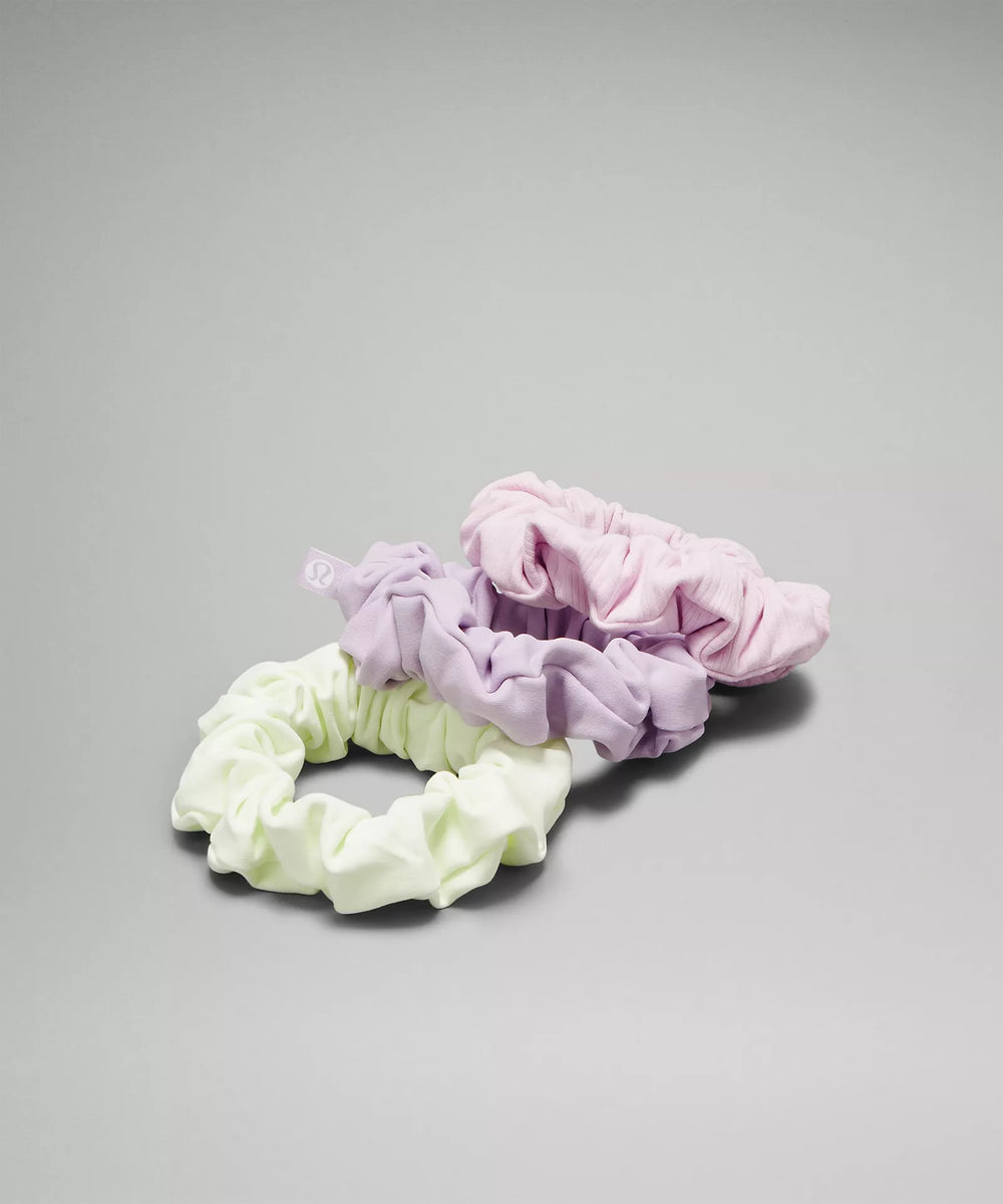 Uplifting Scrunchies 3 Pack | Elixir/Lilac Ether/Meadowsweet Pink