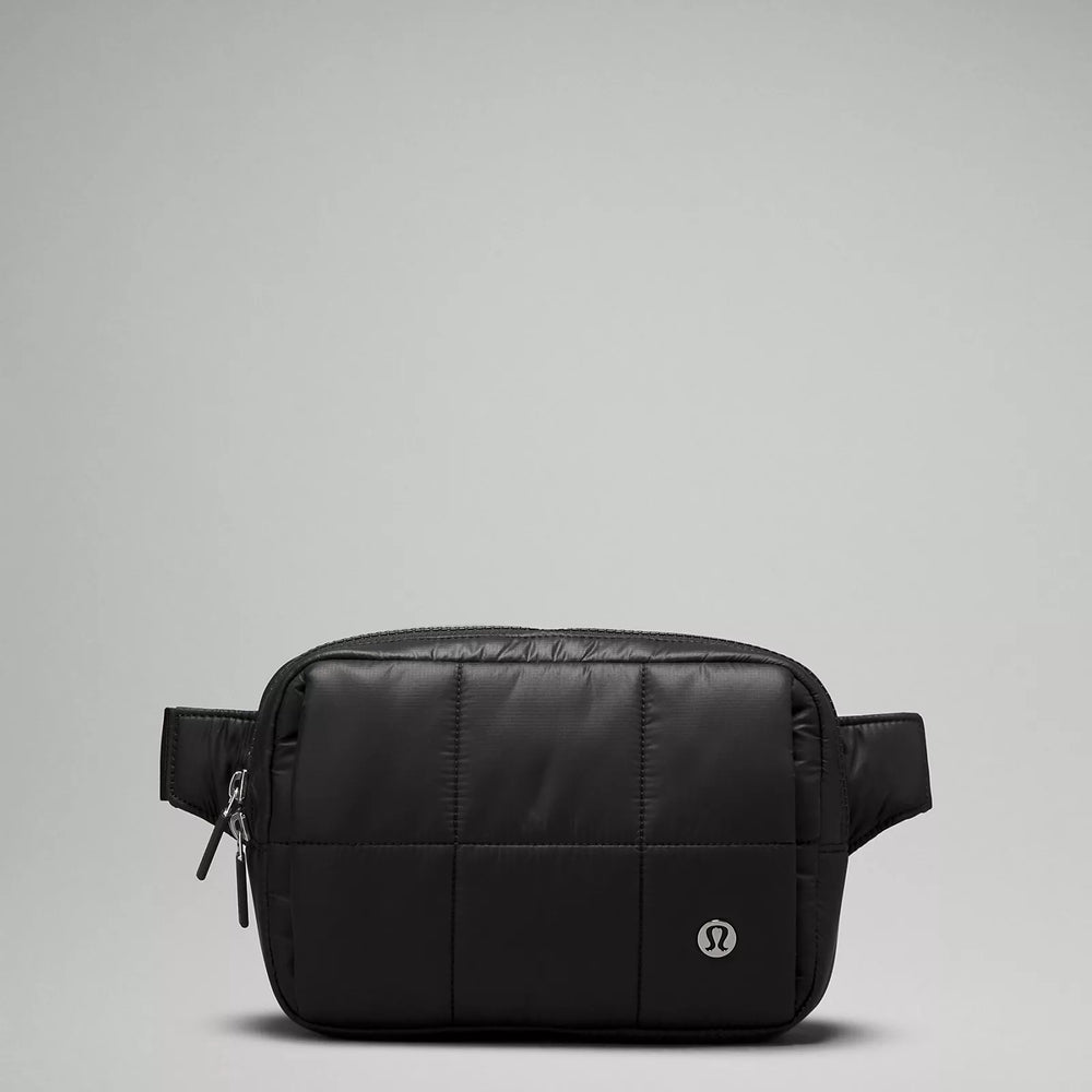 Quilted Grid Belt Bag 1.5L | Black