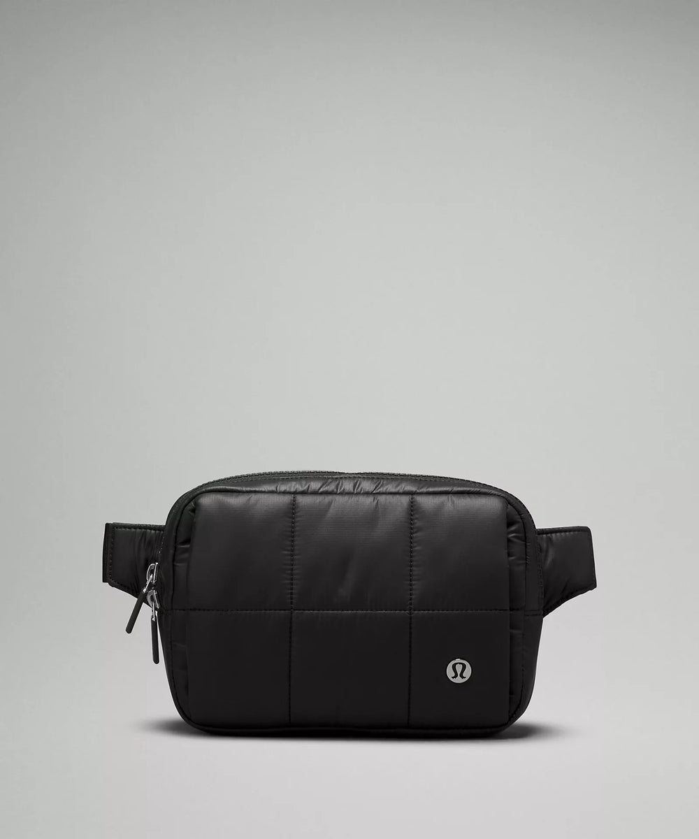 Quilted Grid Belt Bag 1.5L | Black