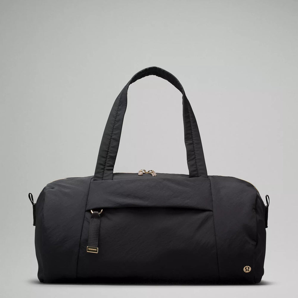 On My Level Barrel Duffle Bag 16L | Black/Gold