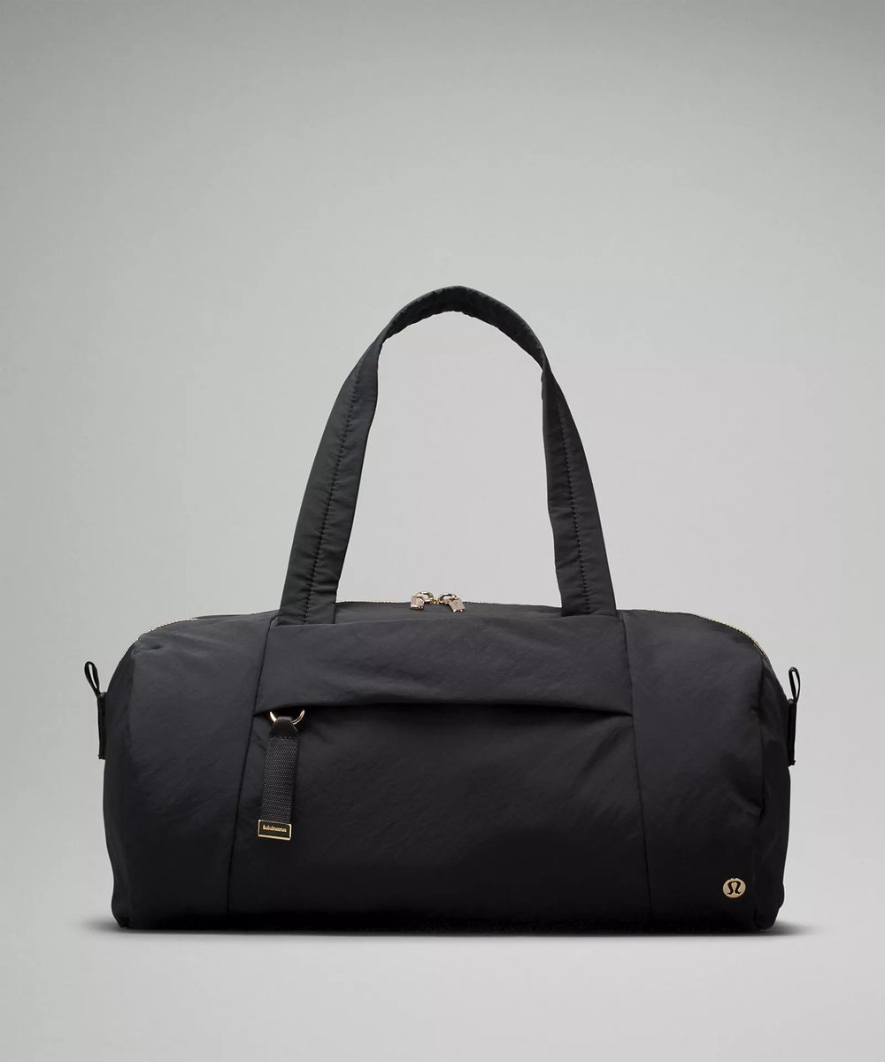 On My Level Barrel Duffle Bag 16L | Black/Gold