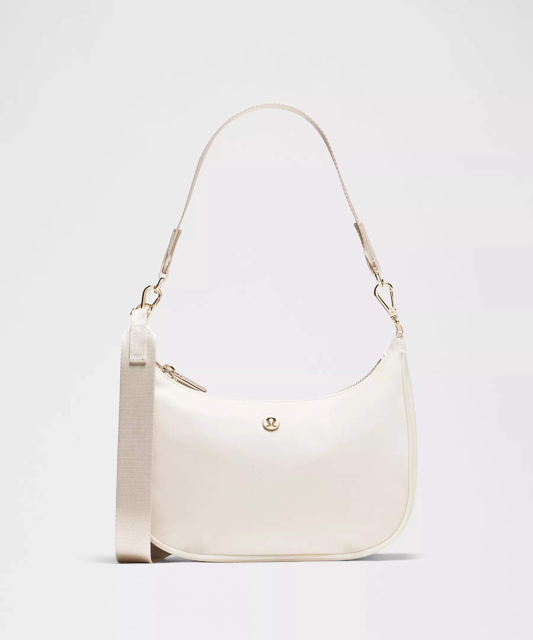 City Essentials Small Shoulder Bag 3L | Light Ivory/Gold