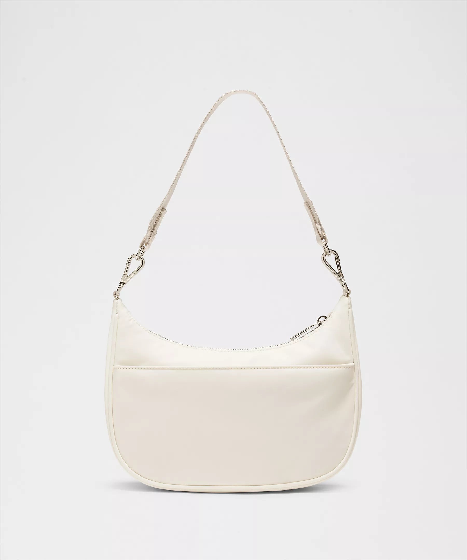 City Essentials Small Shoulder Bag 3L | Light Ivory/Silver