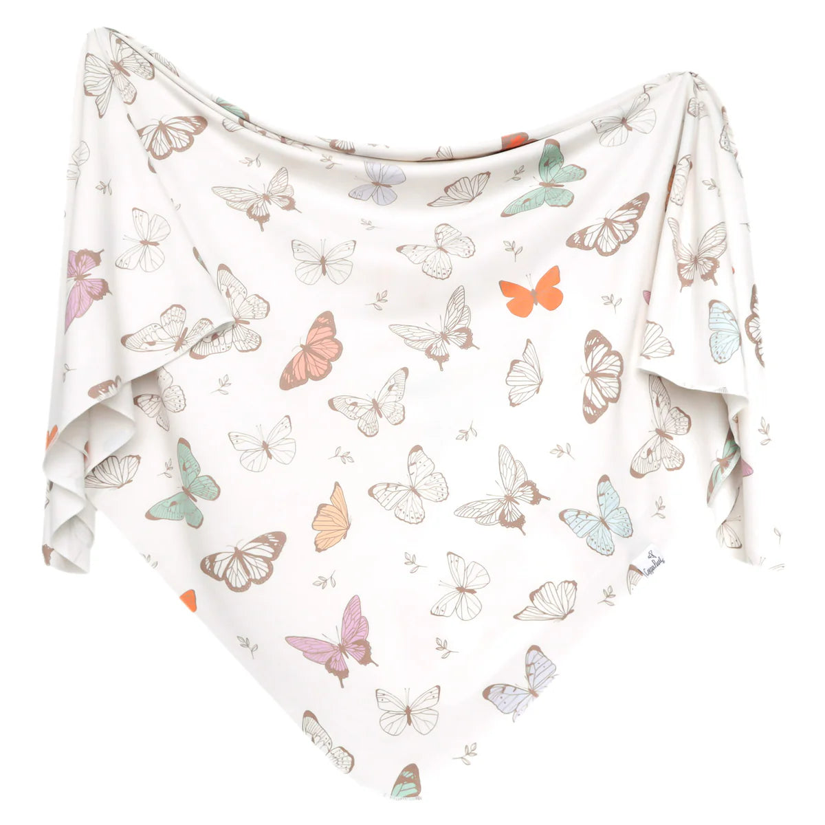 Copper Pearl Knit Swaddle Blanket Single | Ryder