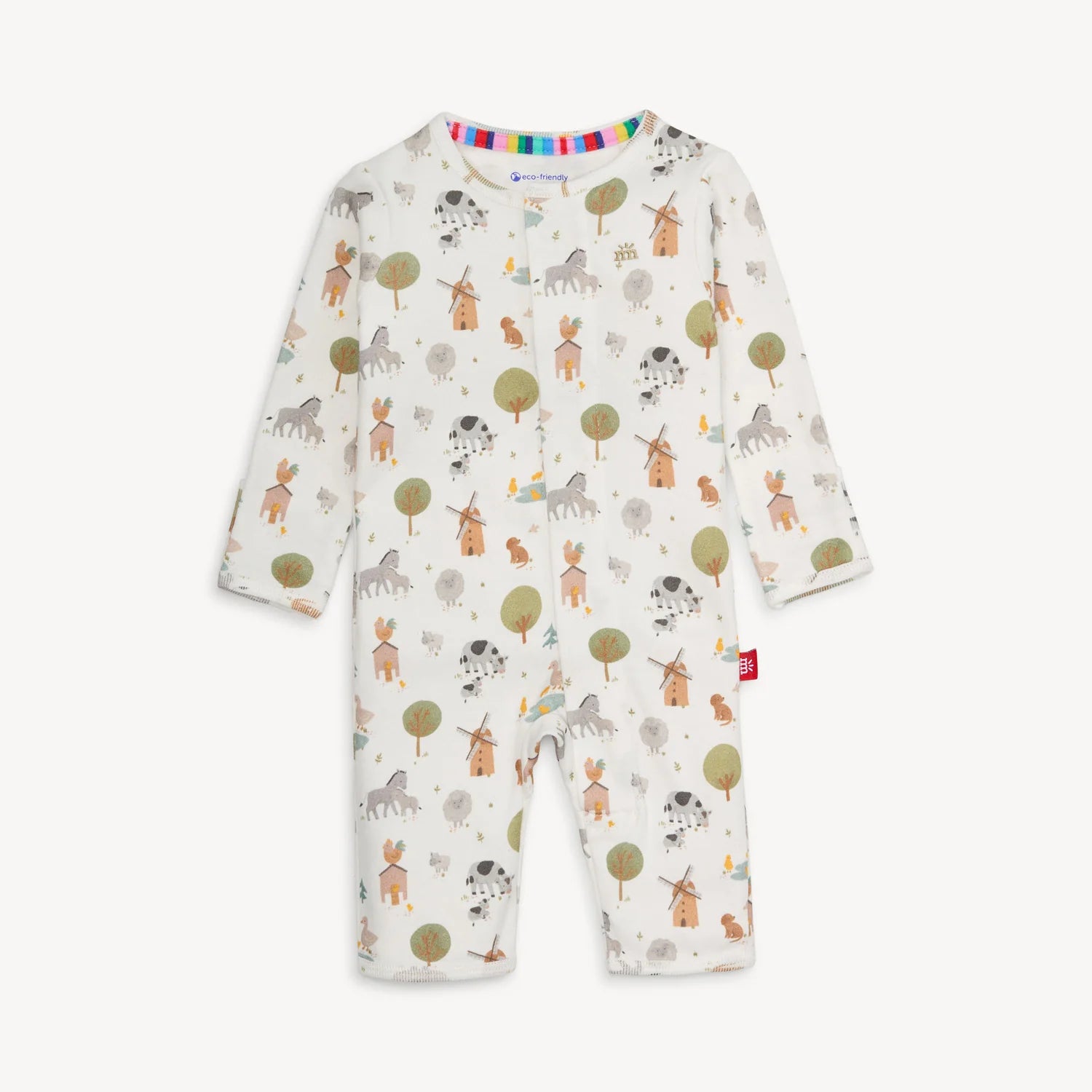 Magnetic Me Organic Cotton Coverall | Funny Farm