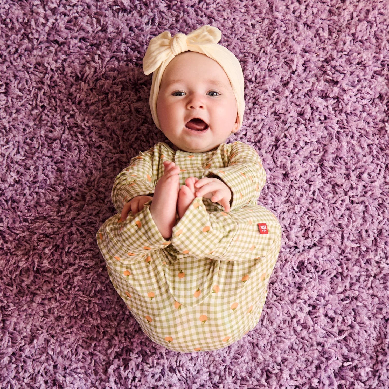 Magnetic Me Modal Convertible Coverall | Pumpkin Plaid