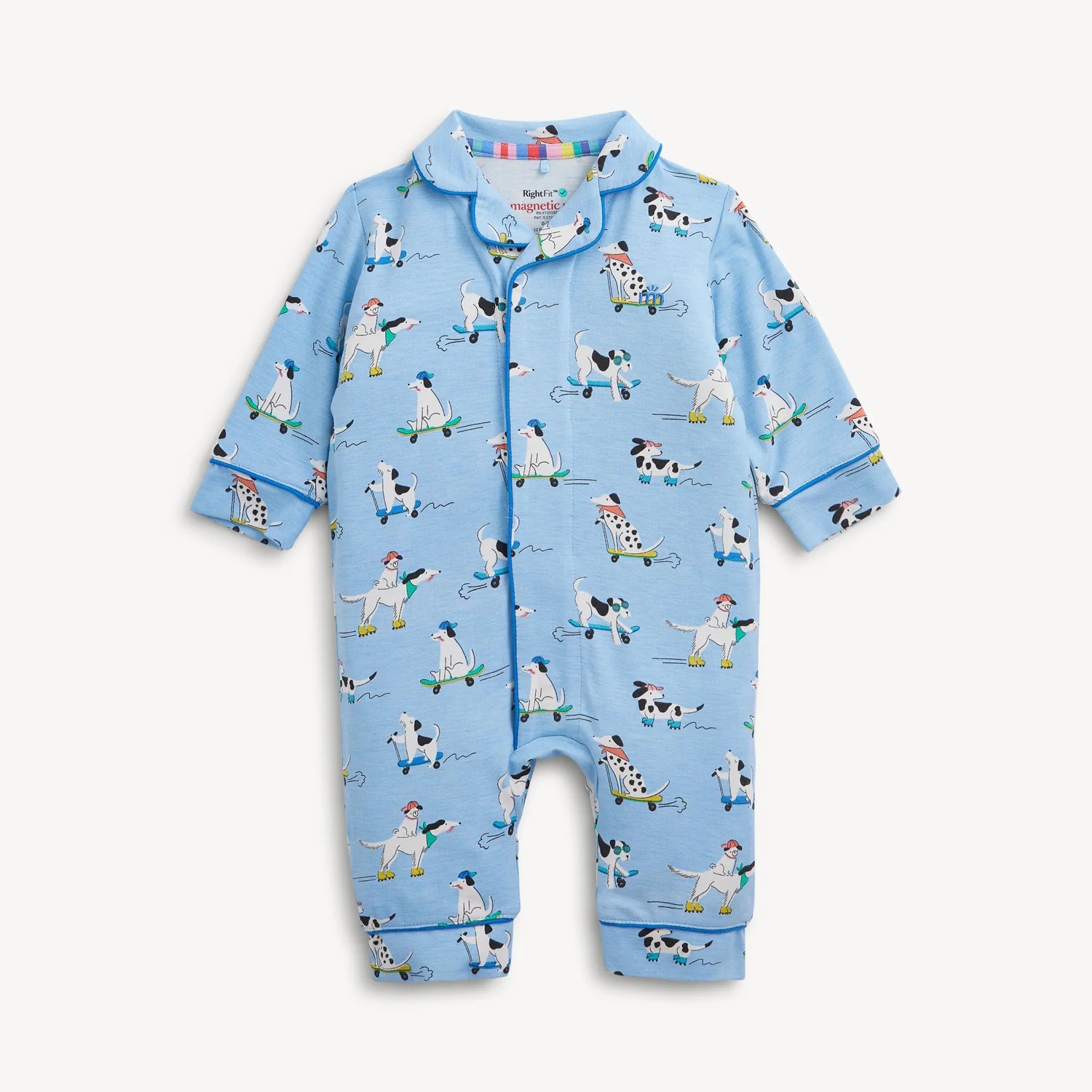 Magnetic Me Romper w/ Piping | Ruff Riders