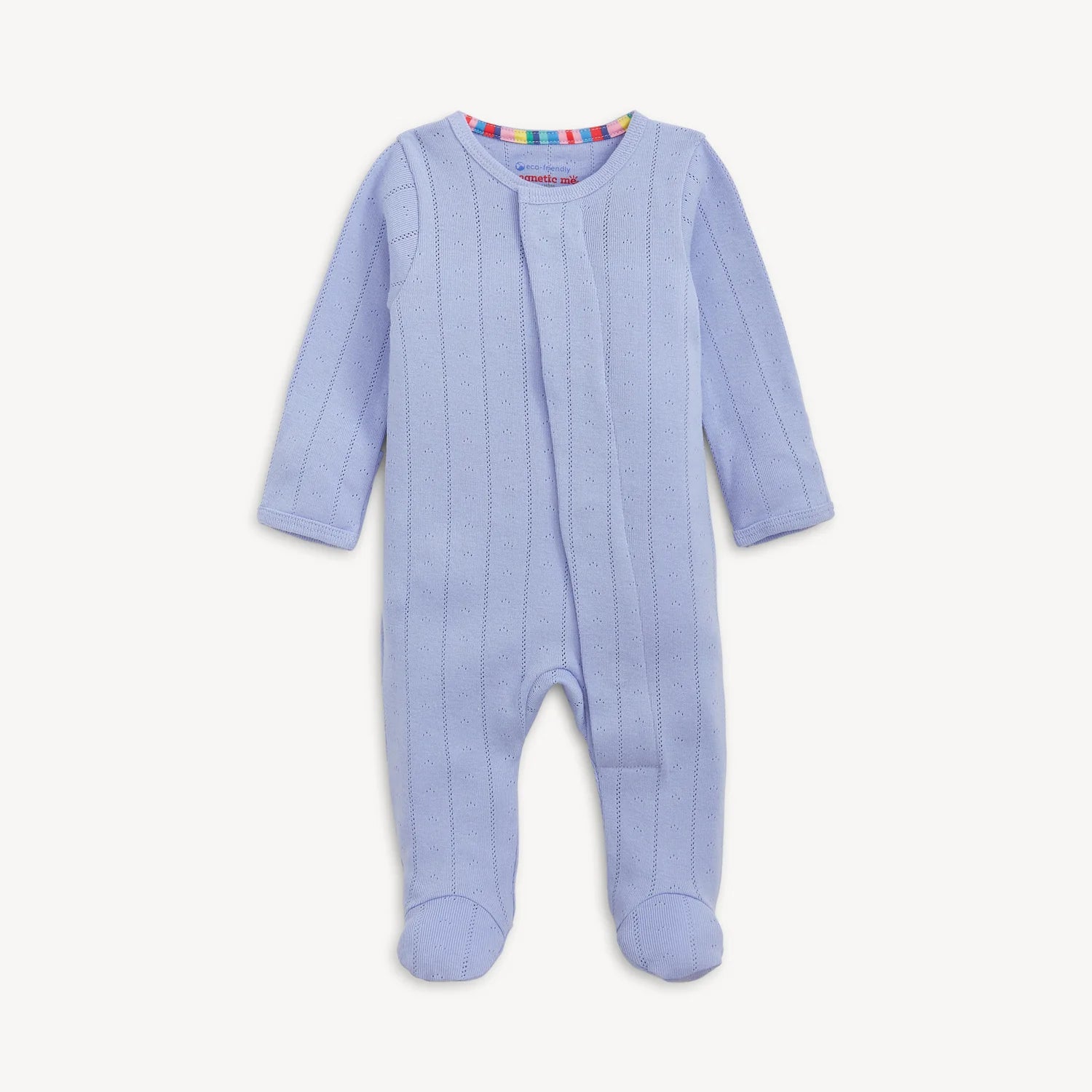 Magnetic Me Footie | Wisteria Pointelle