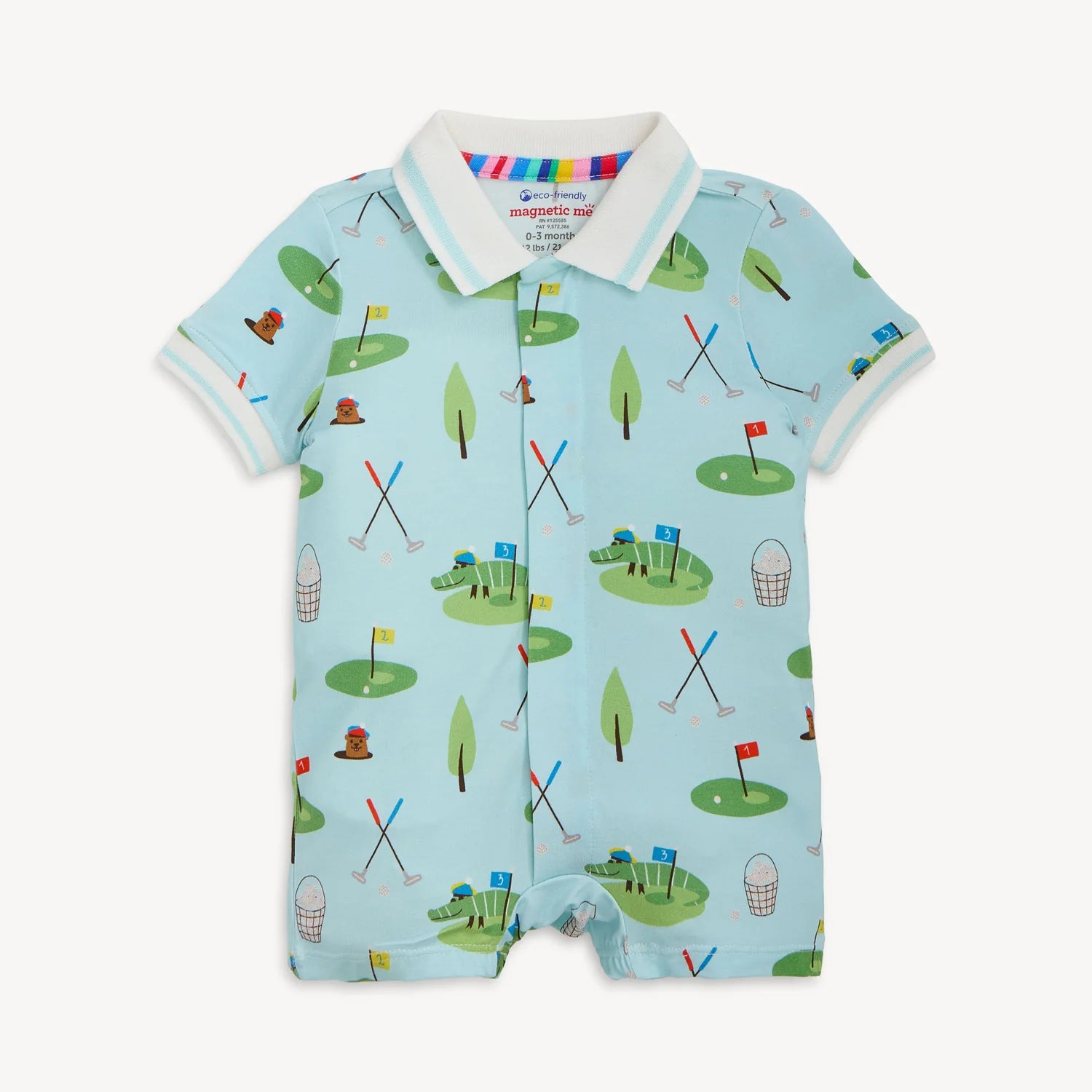 Magnetic Me Polo Romper | Gopher It