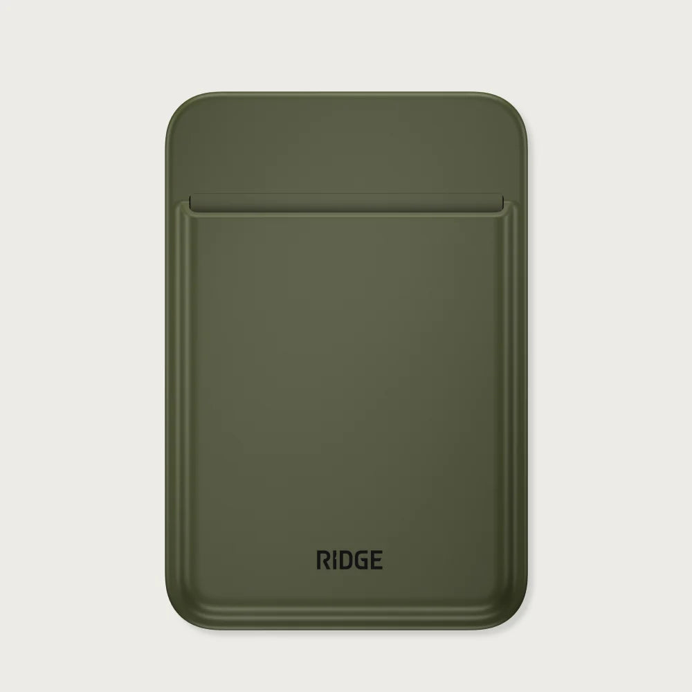 Ridge Wallet MagSafe Cardholder | Matte Olive