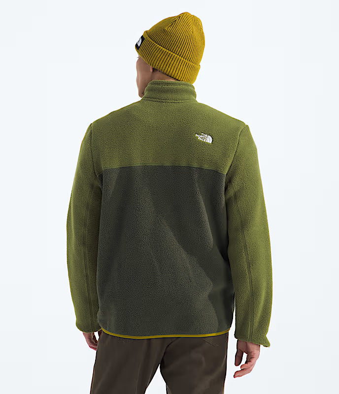 Men's Yumiori 1/4 Zip | New Taupe Green/Woodland Green/Deep Dijon