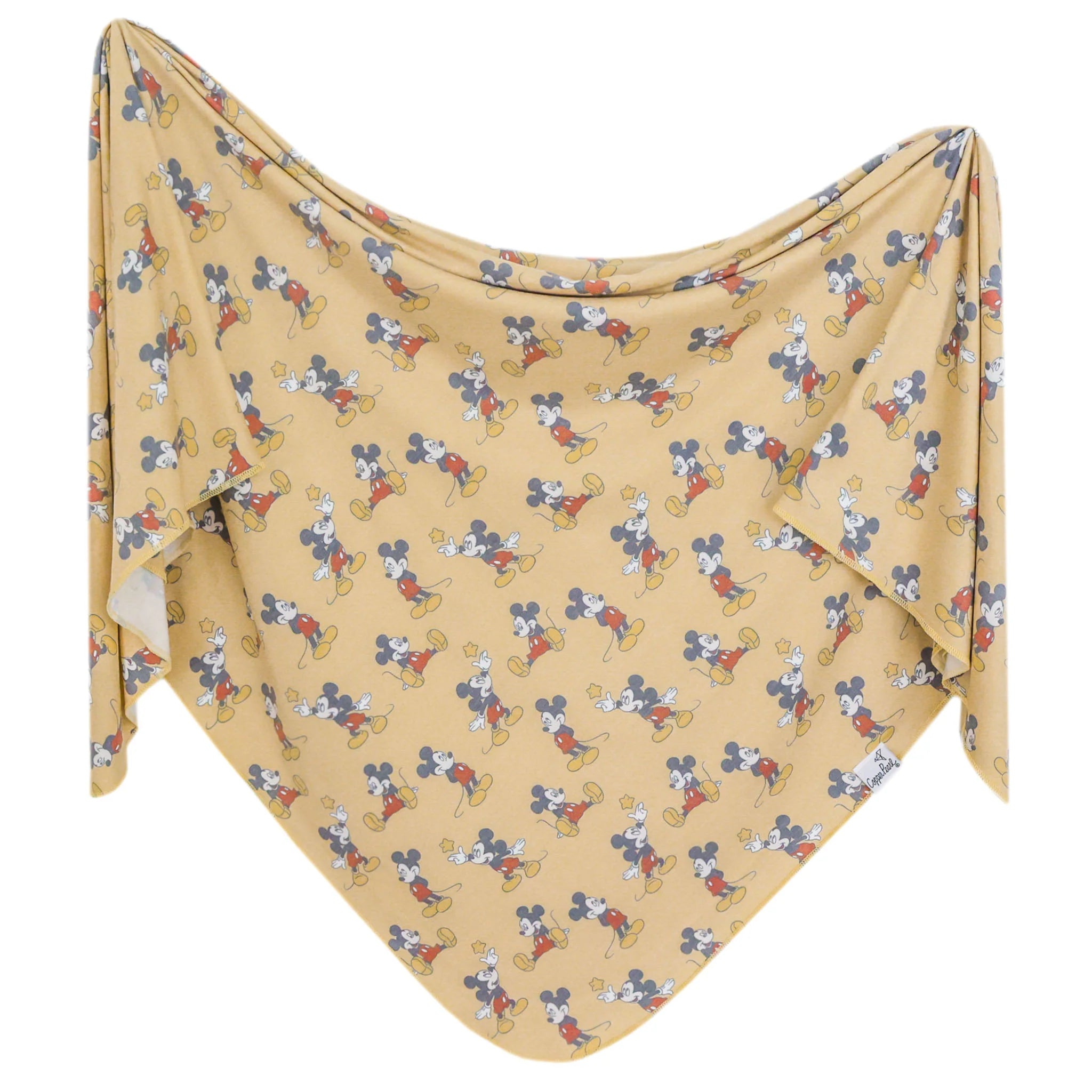 Copper Pearl Knit Swaddle Blanket Single | Mickey Mouse