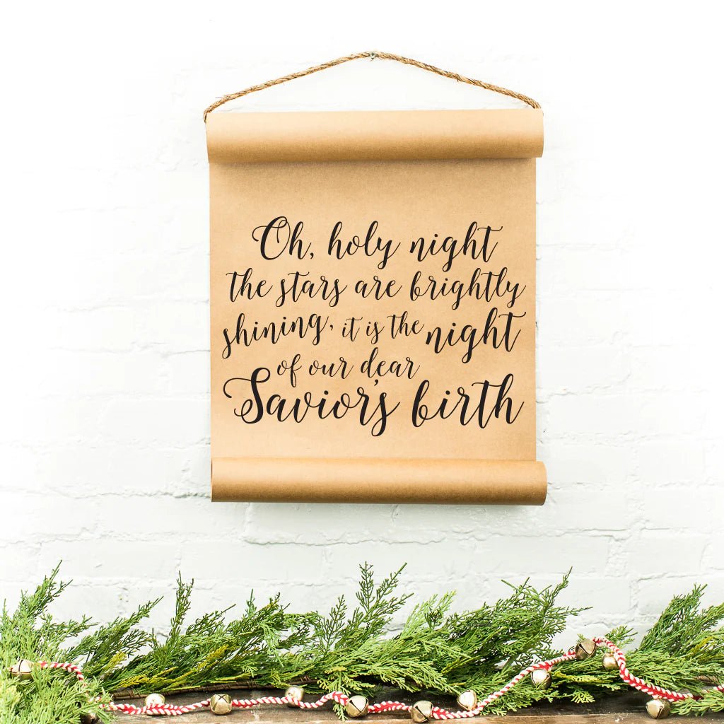 Oh Holy Night Scroll | Mini