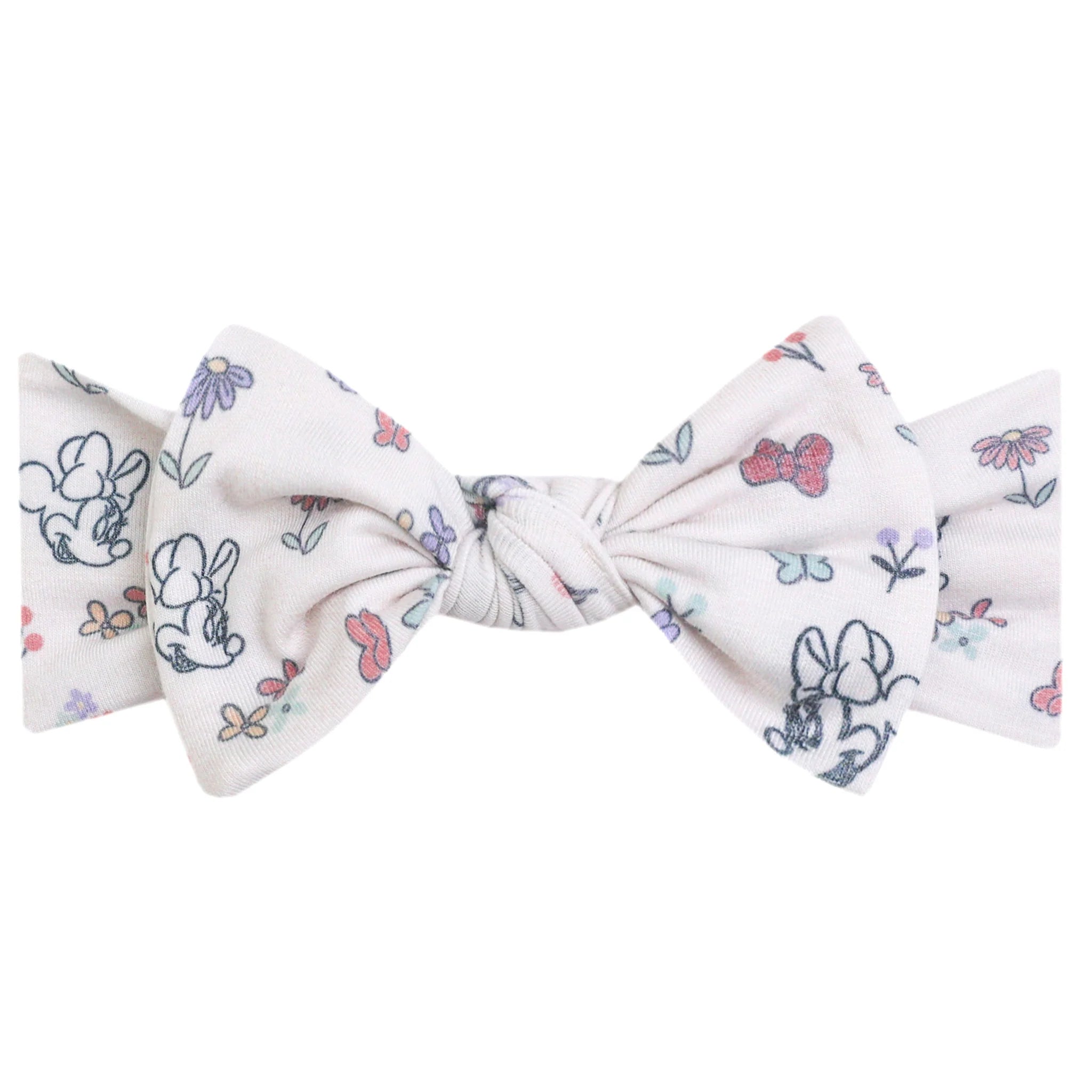 Copper Pearl Knit Headband Bow | Minnie Mouse's Bowquet