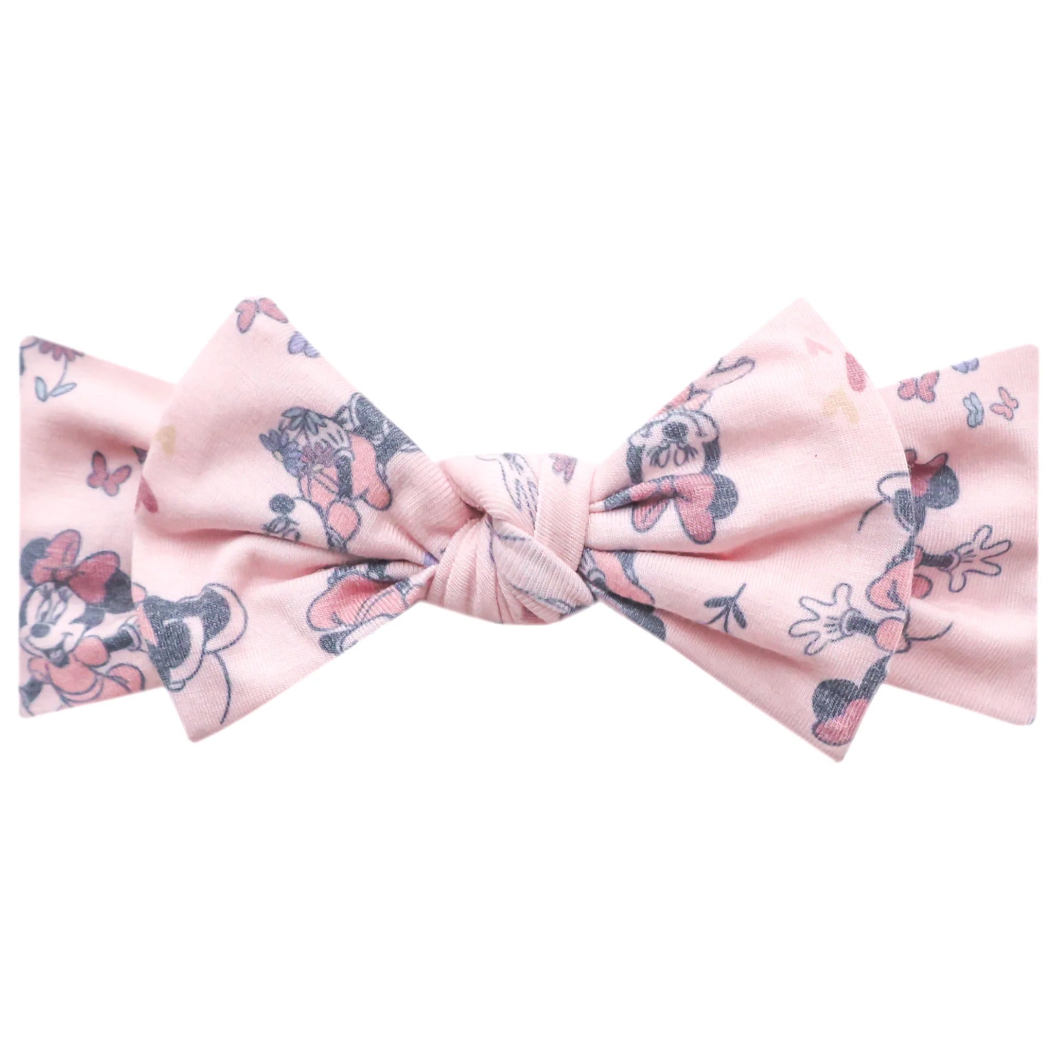 Copper Pearl Knit Headband Bow | Minnie Mouse