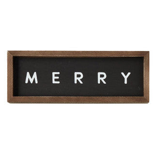 Merry Box Sign