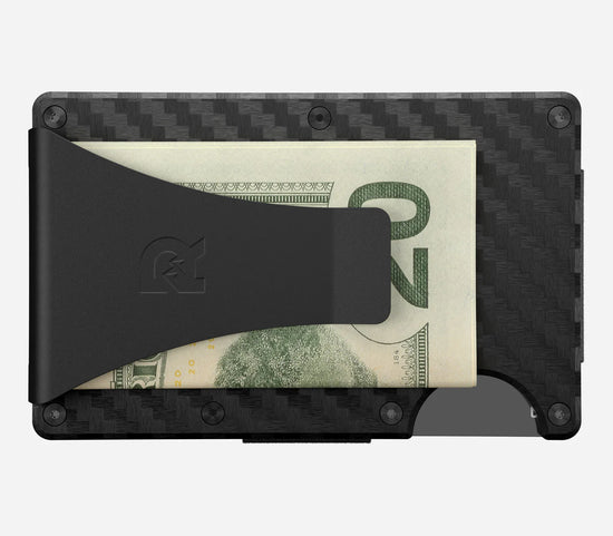 Ridge Wallet Money Clip | Carbon Fiber 3K