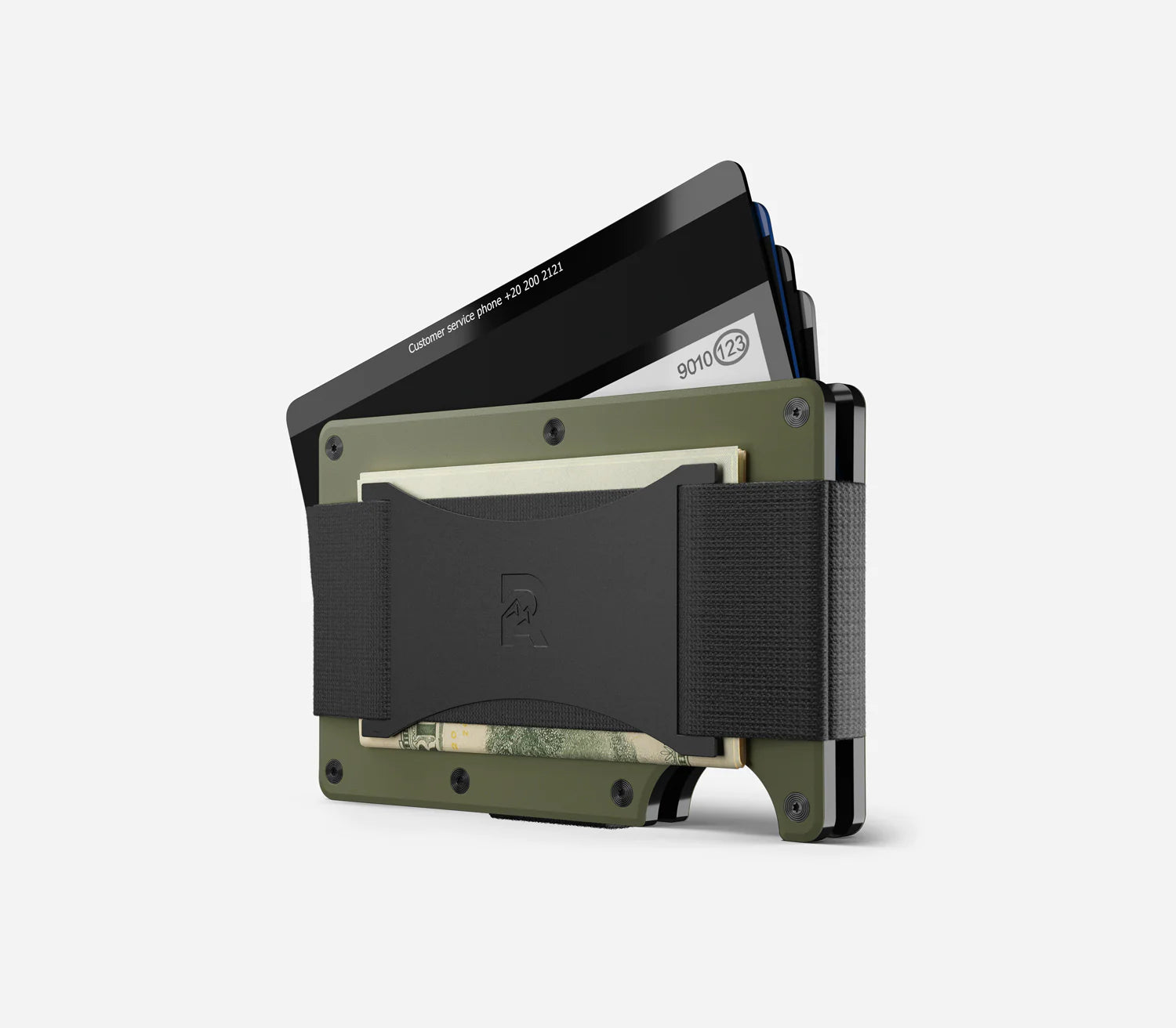 Ridge Wallet Cash Strap | Matte Olive