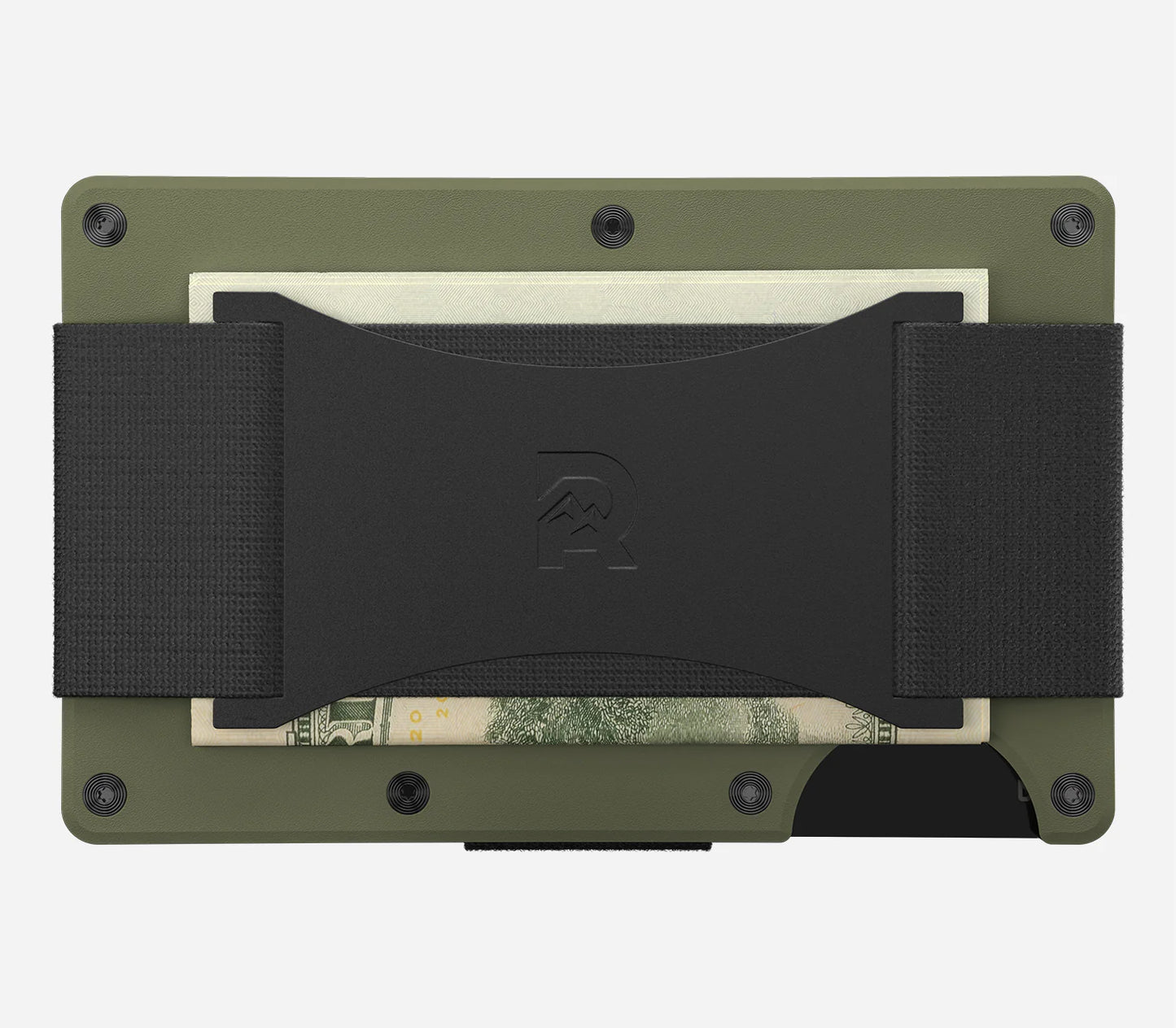 Ridge Wallet Cash Strap | Matte Olive