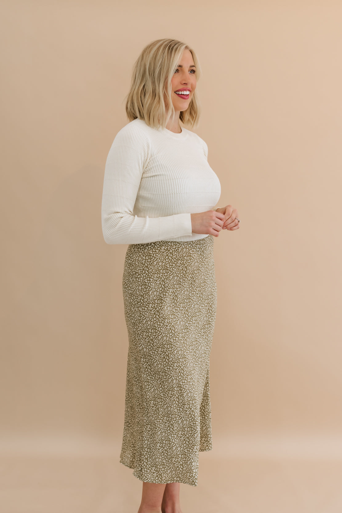 Waverly Printed Midi Skirt | Sweet Pea