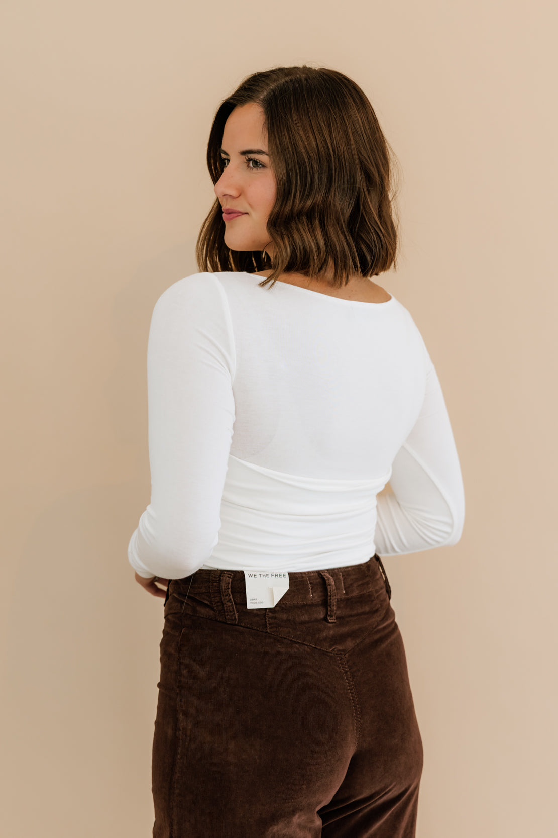 Ashtin Ruched Long Sleeve | Ivory