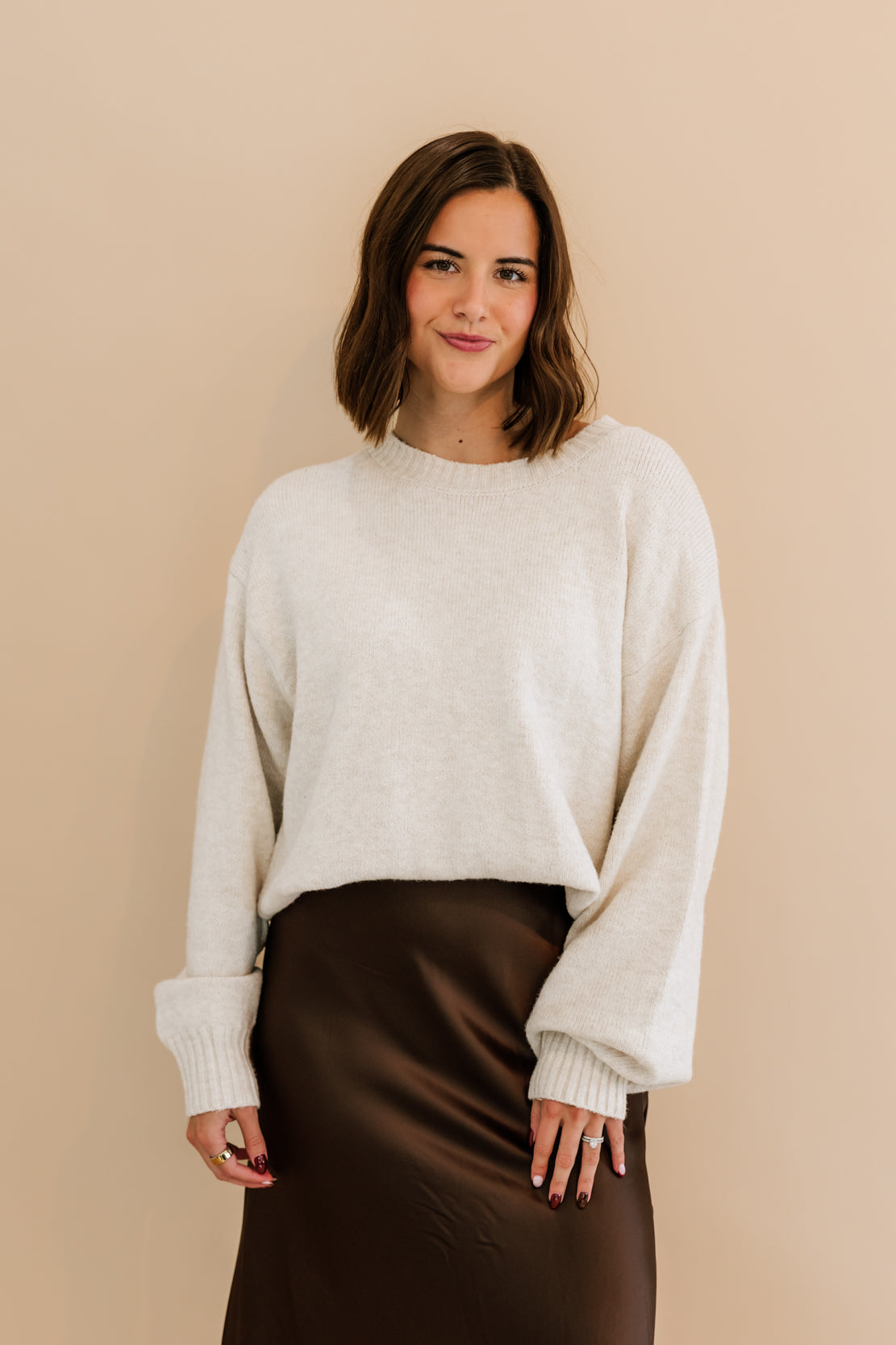 Desiree Pullover Sweater | Natural