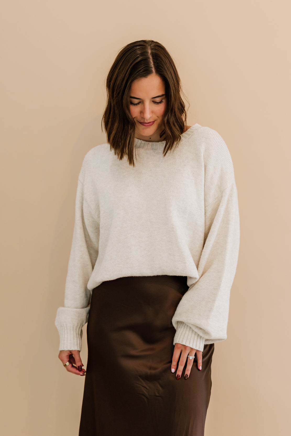 Desiree Pullover Sweater | Natural