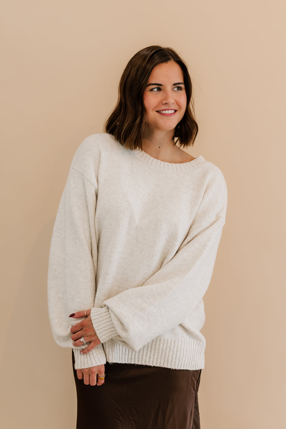 Desiree Pullover Sweater | Natural