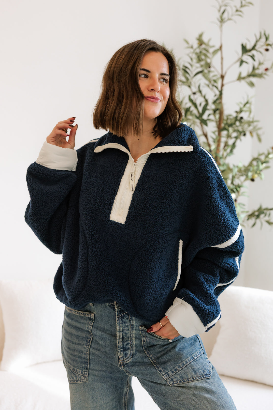 Mountain High Half-Zip Fleece | Navy Combo