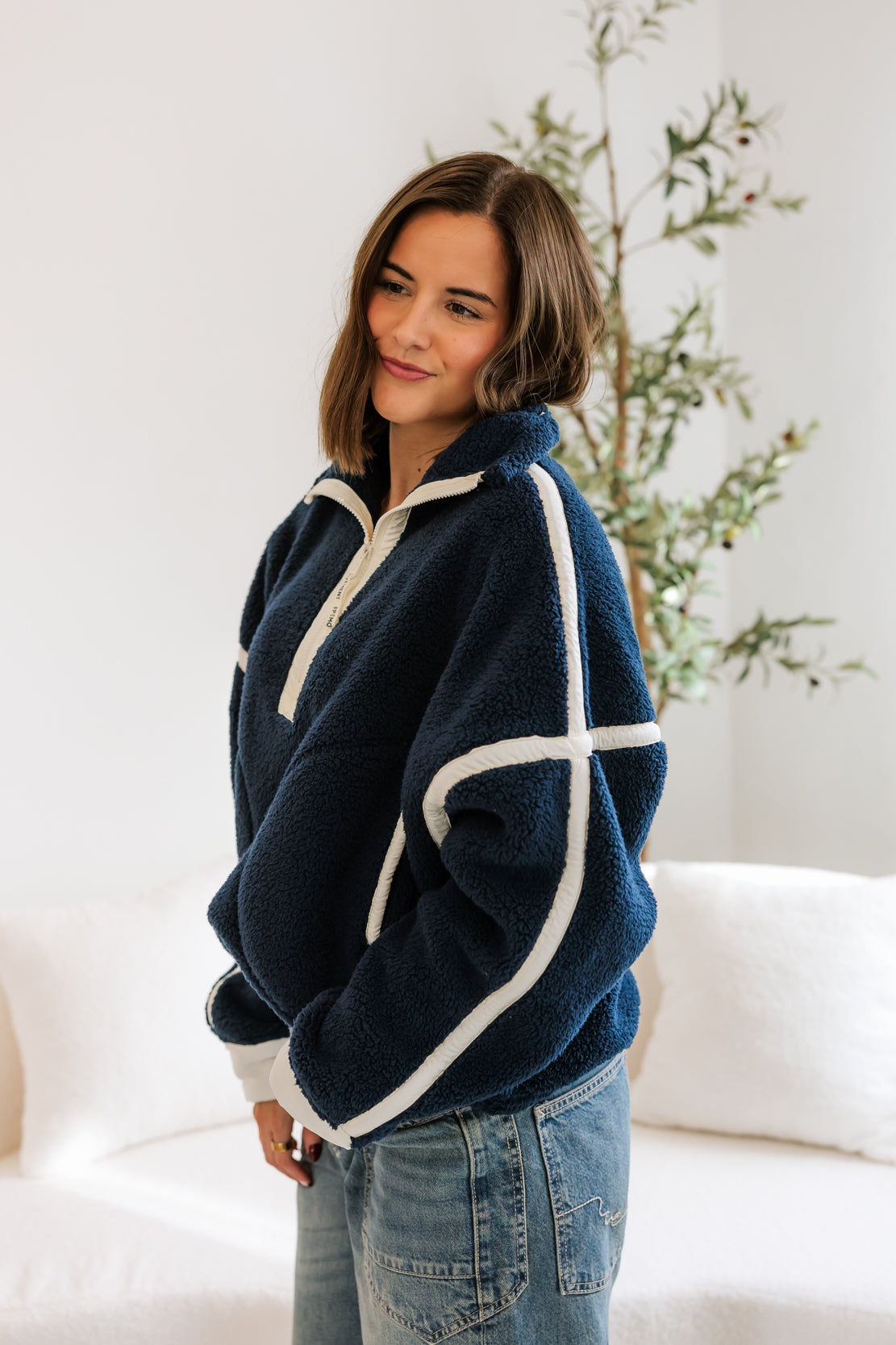 Mountain High Half-Zip Fleece | Navy Combo