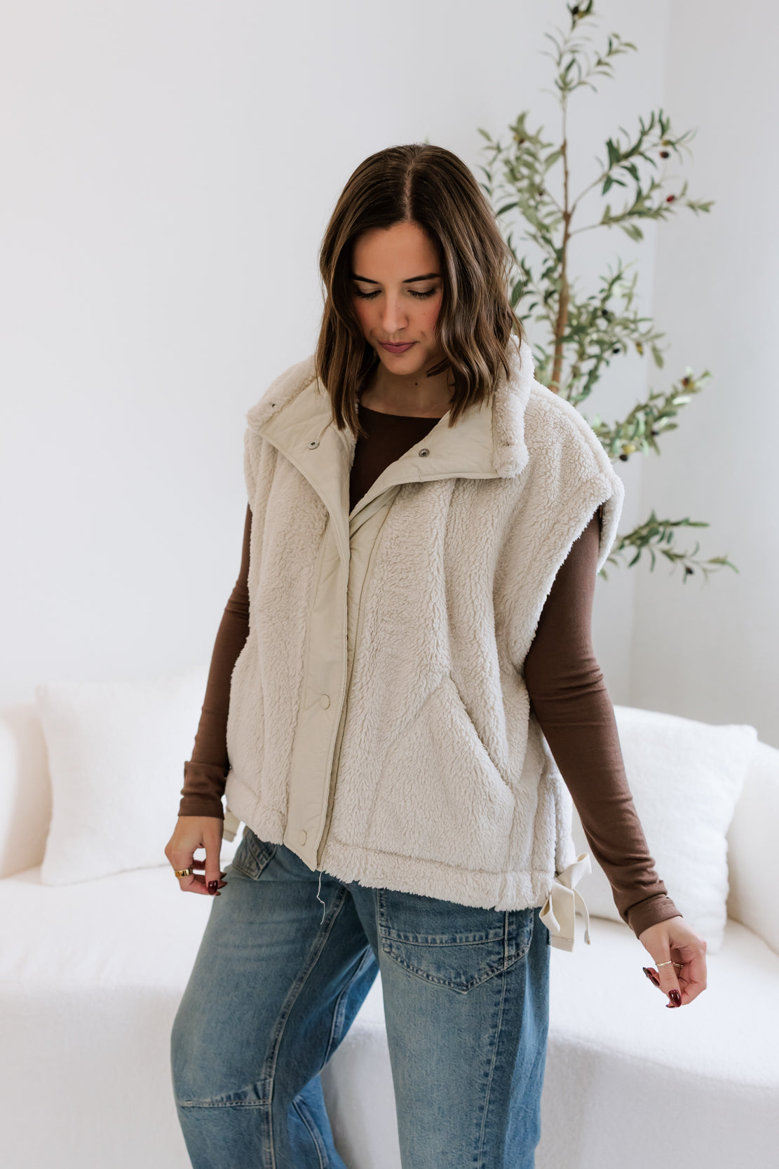 Scout It Out Fleece Vest | Birch Tree