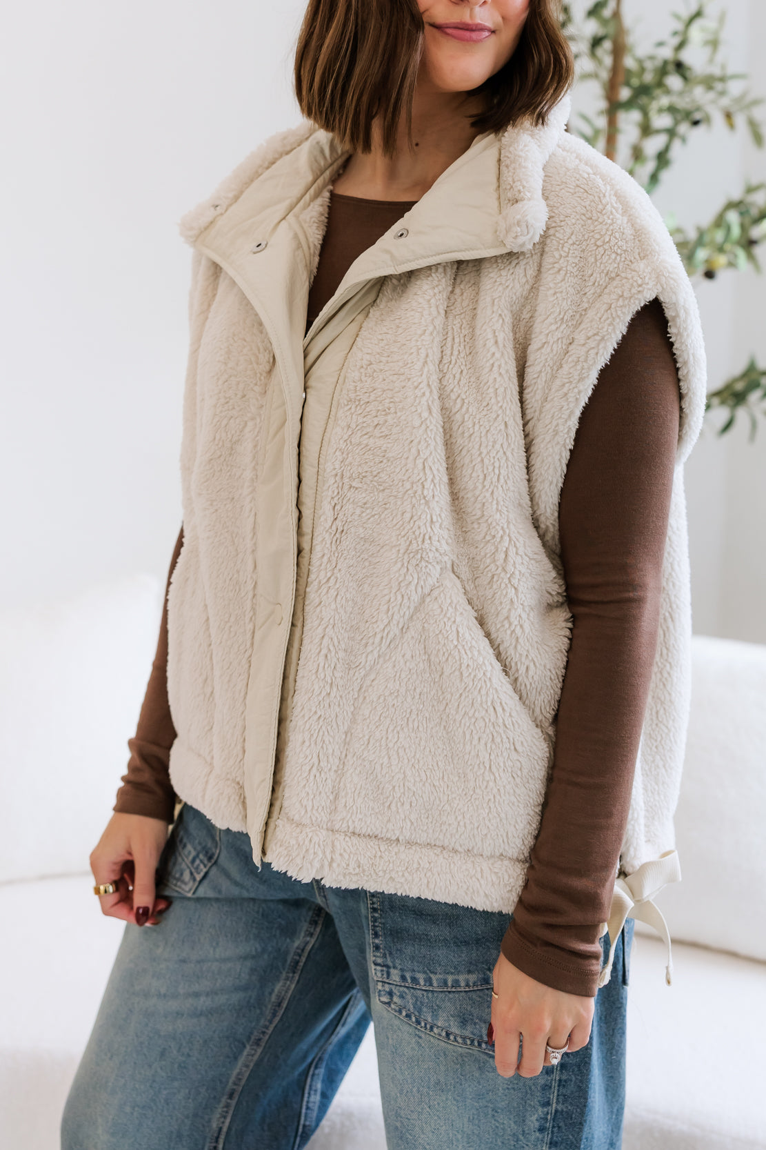 Scout It Out Fleece Vest | Birch Tree