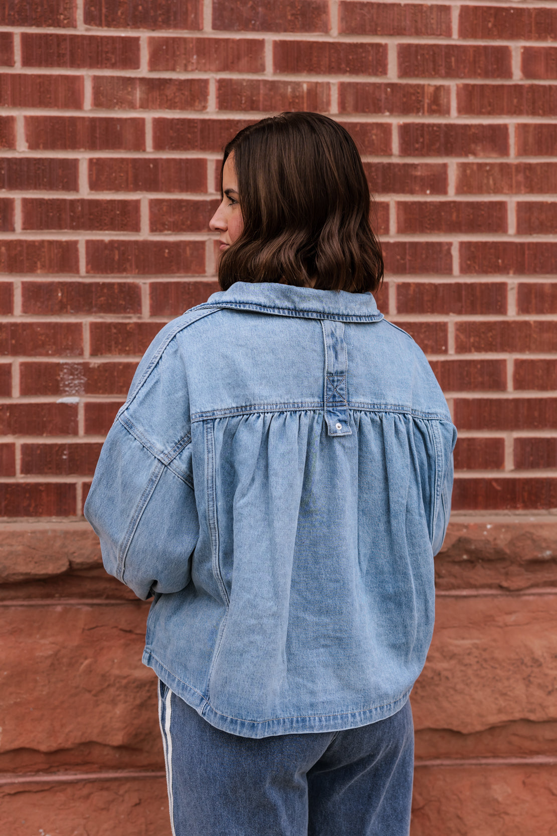 Emily Cinch Denim Jacket | Medium Wash